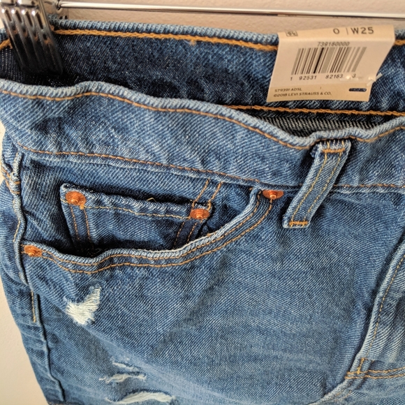 SALE!✨ Levi's Deconstructed Mini Skirt Distressed - Picture 8 of 8